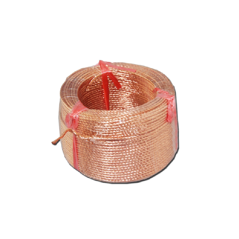Tinned copper braided with braided wire Bronze naked copper wire conductive with red copper 6 squared 100 m vol.