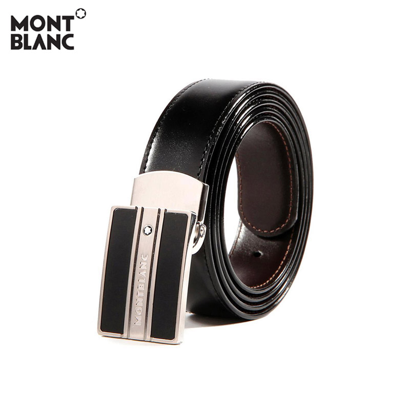 MONTBLANC 万宝龙 男士大班系列腰带 黑/棕 38156 王府井