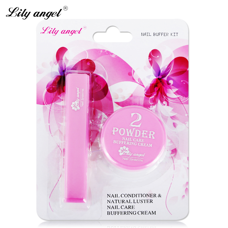 Lily angel抛光蜡 羊皮挫 打蜡搓 美甲用品工具 指甲抛光套装