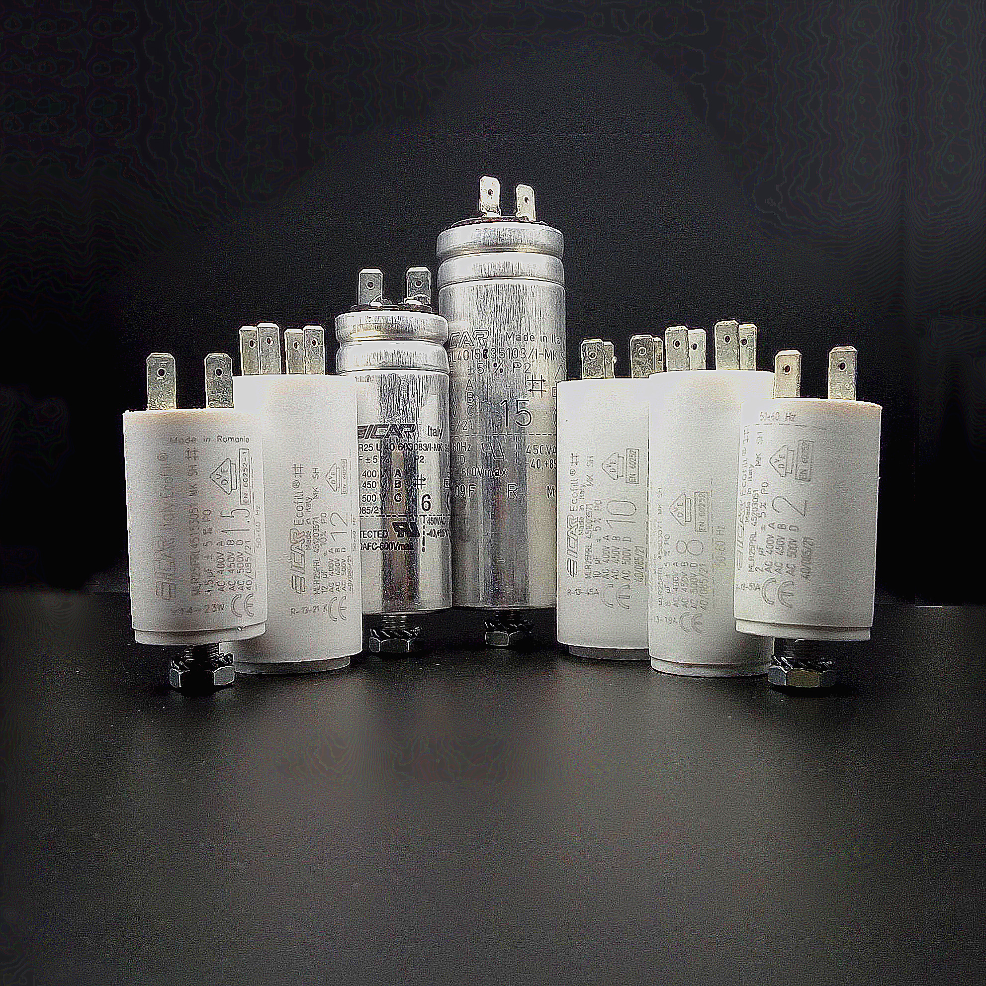 Import original installation Italy ICAR capacitive motor start running capacitive film capacitive multi-model stock spot