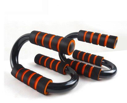 S-type avoground quite body steel home practice chest muscle training men's fitness equipment Voldely stand-up bracket anti-slip handheld pressure