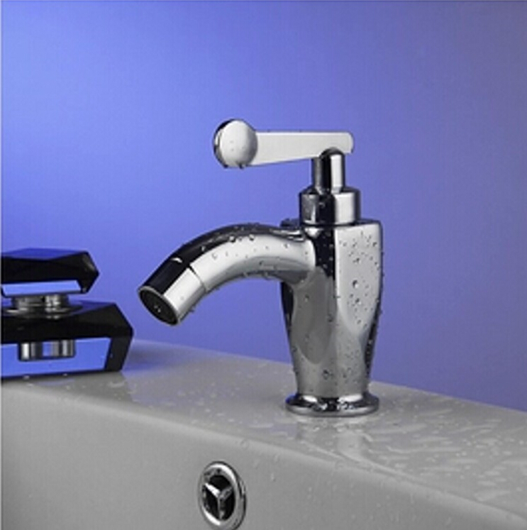 Kun Quan Noodles Basin Single Cold Tap Full Copper Tap Ceramic Basin Tap Wash Basin Wash Basin Faucet