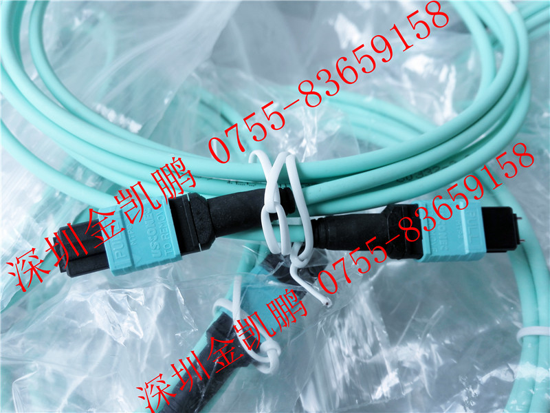 MPO fiber jumper MPO-MPO Multimode OM3 10,000 trillion 24 24 2 m