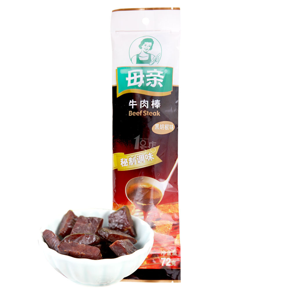 母亲黑胡椒味牛肉棒72g