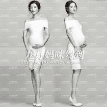 278 Pregnant women photo clothing rental photo studio Art photo annual meeting white atmospheric fashion photography dress