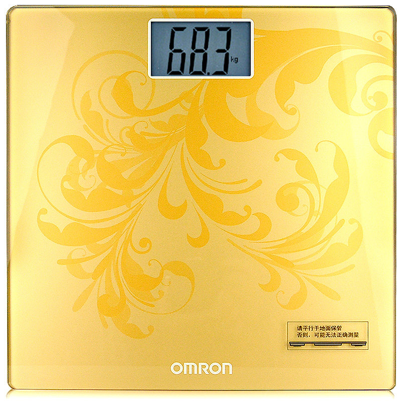 欧姆龙 电子体重秤 HN-288 钢化玻璃体重计 精准健康秤人体秤包邮