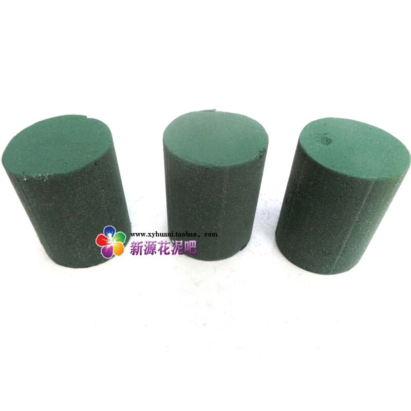 Cylindrical flower mud diy flower arrangement production material shaped