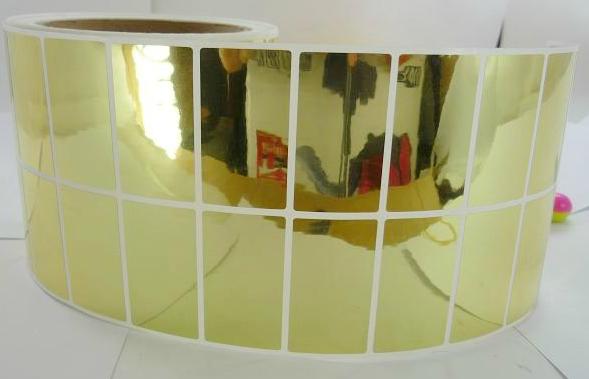 Plain gold 45*25MM DIY personalized custom name phone address waterproof self-adhesive name sticker