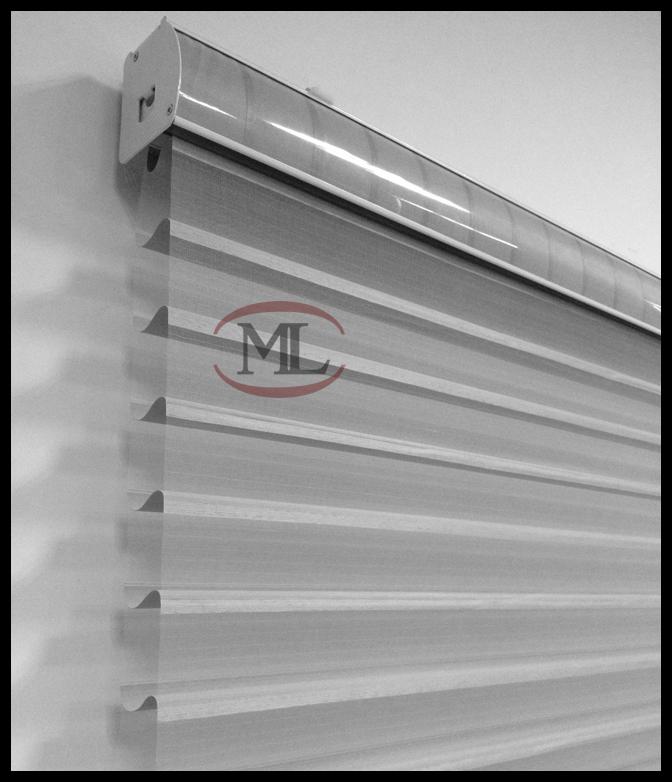 Korean-style Shangri-La blinds Venetian blinds Curtains Living room bedroom semi-shading gray roller blinds