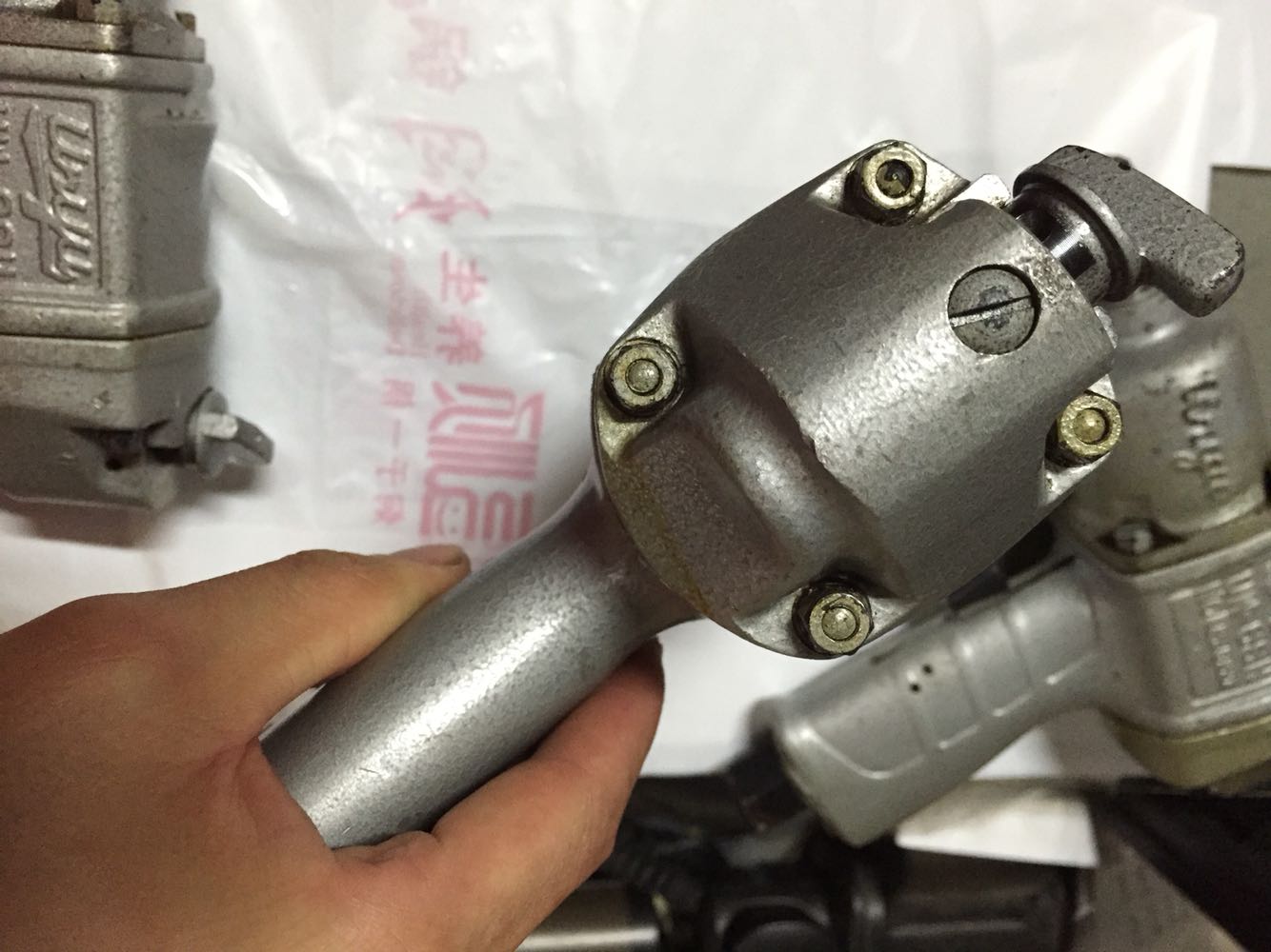 Japanese melon raw URYU pistol type UW-6SHK impact wrench pneumatic tool gun type wind batch screwdriver