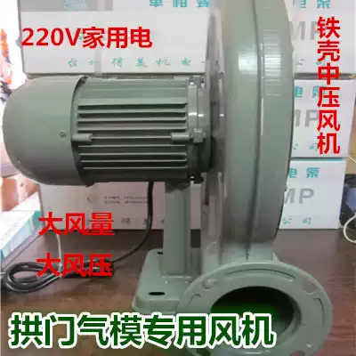 220V250W370W550W750W medium pressure fan, iron shell arch, air mold type fan, large air pressure
