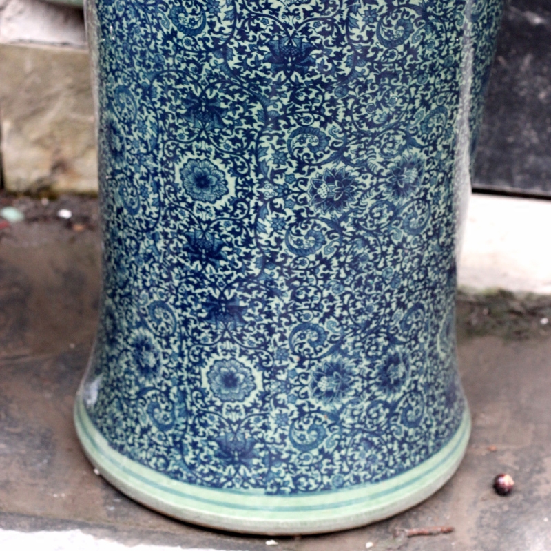 Jingdezhen ceramics bound lotus flower name plum bottle of large vase home sitting room hotel office study furnishing articles