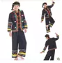 Trang phục biểu diễn của nam Dai Miao Zhuang quốc tịch Yi Trang phục dân tộc Lahu Miao thiết bị sân khấu kích thước lớn quần áo thổ cẩm