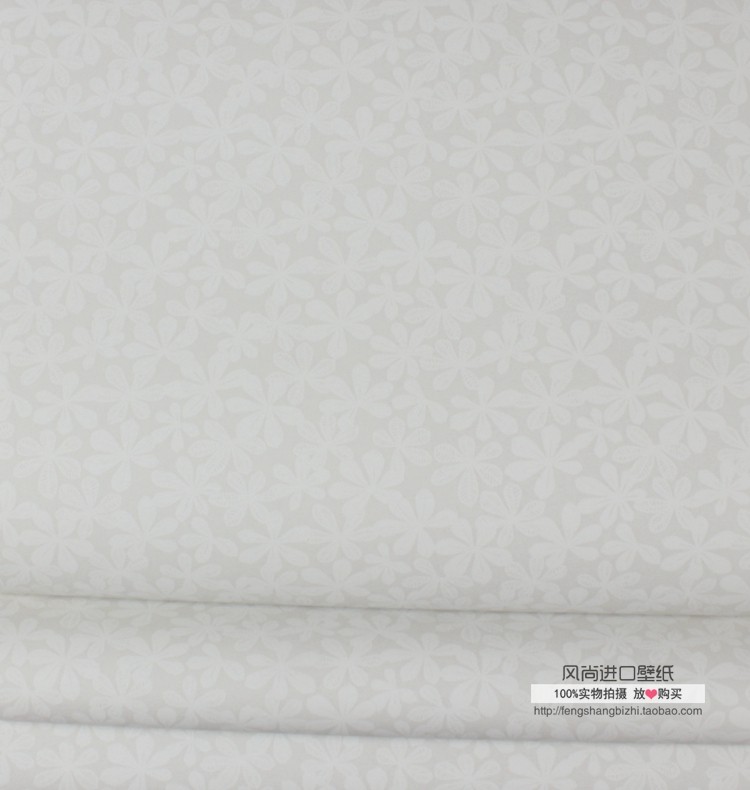 Sweden imported pure paper wallpaper 39122 wood fiber wallpaper light color small leaves bedroom full bed study