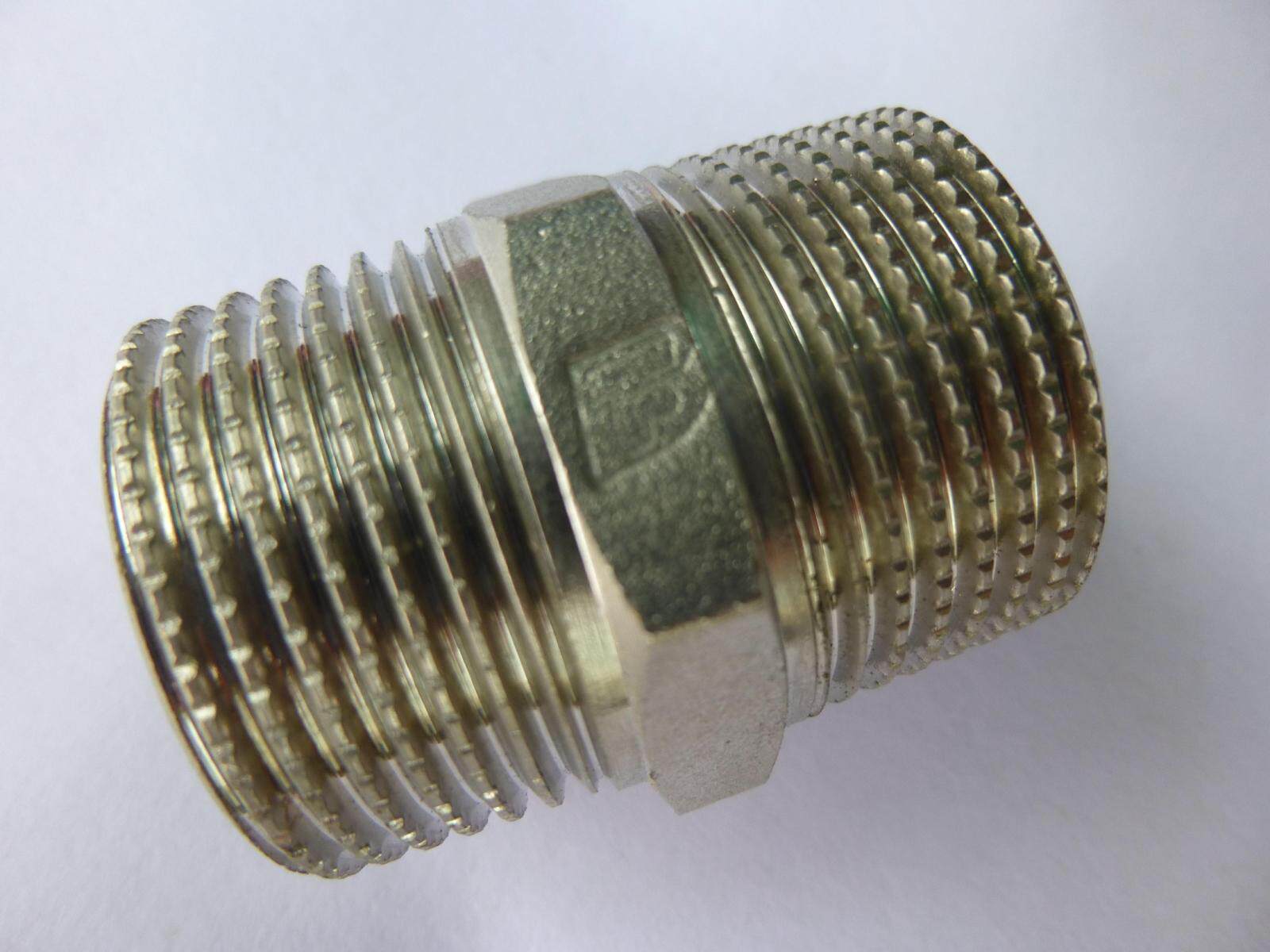 White Tower Lake High Quality Copper Chrome Pipe Fitting Double Public Wire Pipe Coupling 15 20 25 4 6 min 6 inch