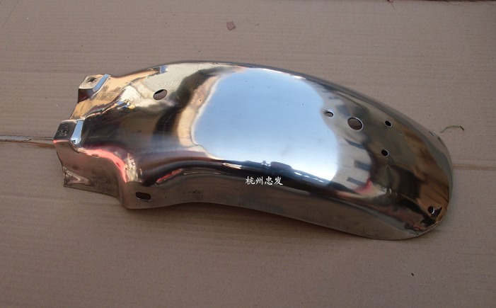 Applicable Motorcycle Honda Taiko cm125 rear fender Rear Water Board Stainless iron-Taobao
