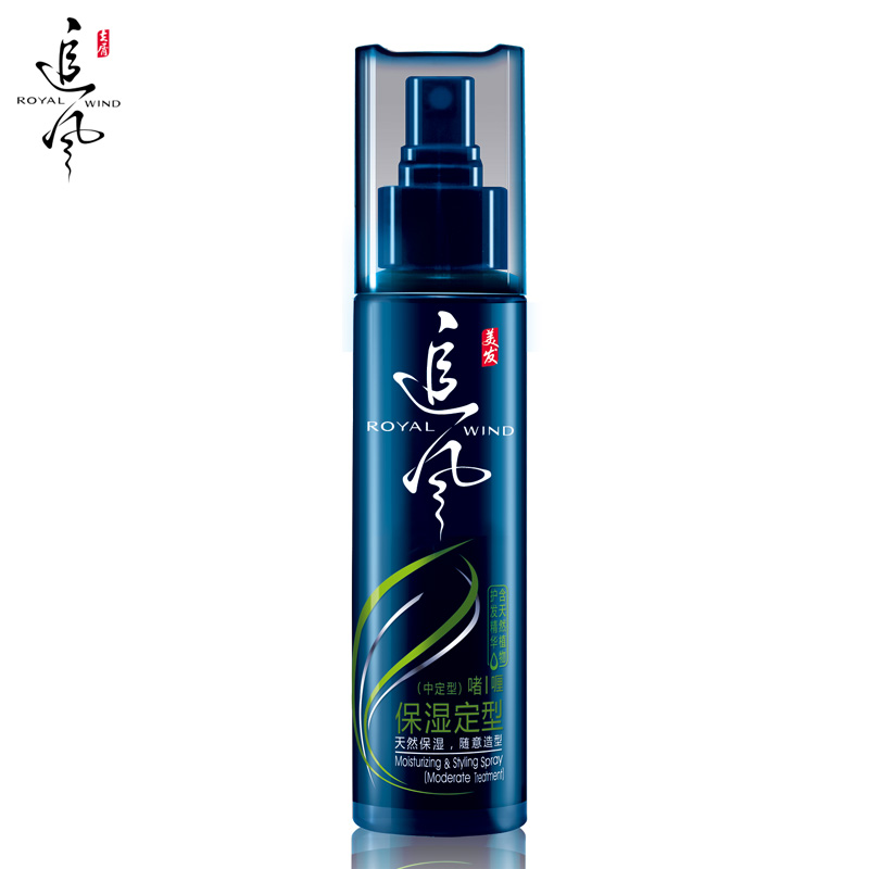 追风保湿定型啫喱 啫喱水定型喷雾清爽 保湿摩丝120ml（中定型）