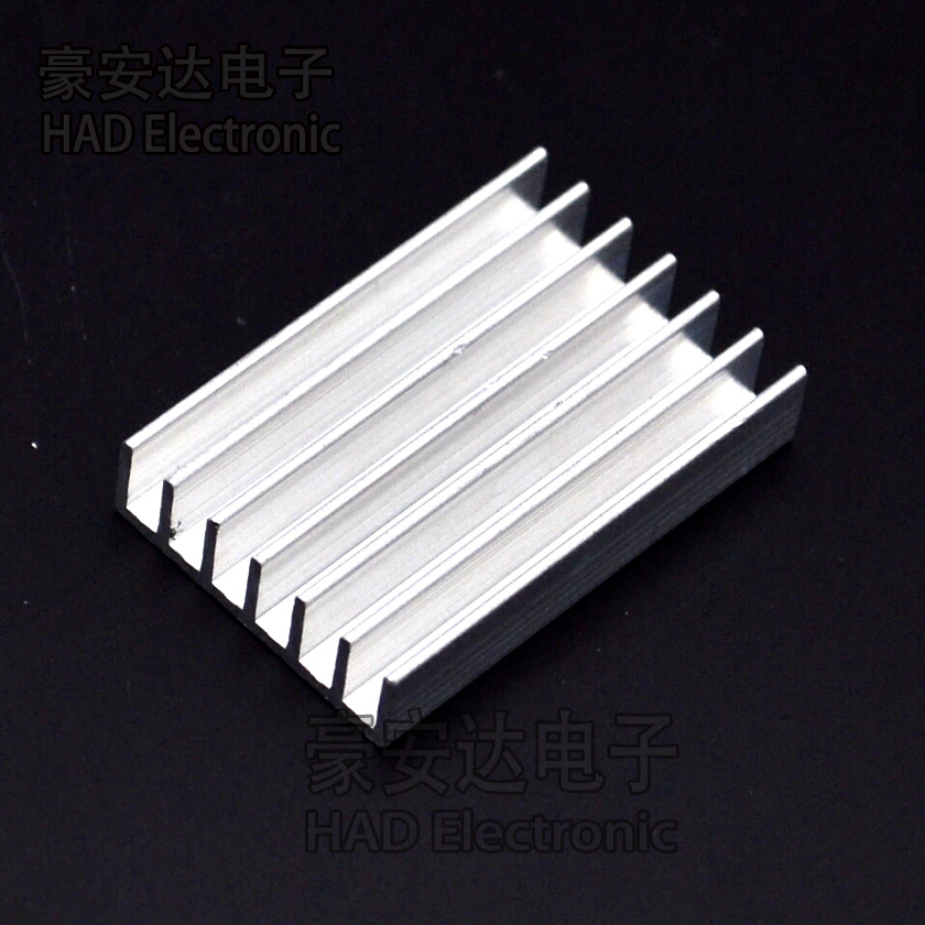 Aluminum routing radiating fins Electronic radiator chip radiating block 30 * 20 * 6MM