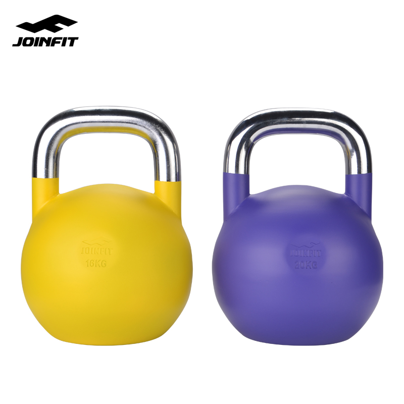 joinfit competitive kettlebell male fitness home female squat hip strength training lifting pot dumbbell fitness equipment
