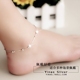 Chuyển hạt cườm bạc 925 sterling vòng chân người lớn nữ chuông nam Sen phiên bản Hàn Quốc của chuỗi mắt cá tính đơn giản lắc chân vàng pnj Vòng chân