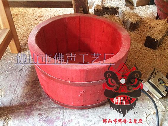 Ultra-value popularity Foshan Lions Lions Lions head painted green wood dishes raw vegetables Awoken lion Performance Dance Lions Supplies