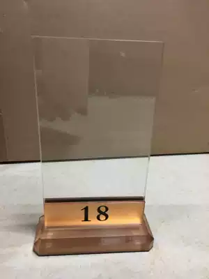 Hotel KTV restaurant supply table number plate meal sitting card wine card table sign number plate