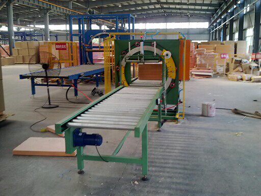 Fully automatic door panel wrapping machine wood board wrapping machine large piece winding machine wooden door winding machine door and window winding machine