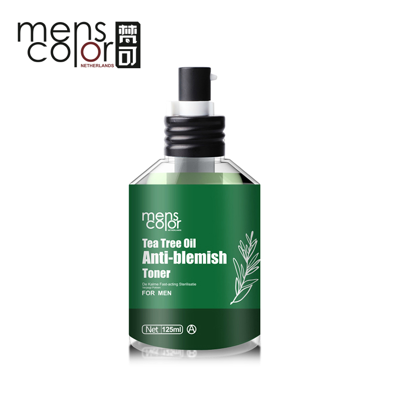 梵可茶树精油祛痘男士爽肤水125ml 控油补水 面部护理护肤品包邮
