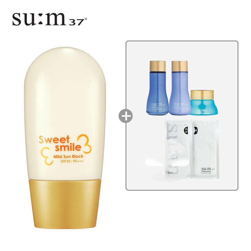 韩国LG直邮su:m37/苏秘 Sweet Smile 宝宝温和防晒霜 60ml