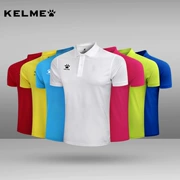 Kalme thể thao POLO áo sơ mi nam ngắn tay ve áo yếm kelme tùy chỉnh đội T-Shirt tập thể dục chạy lỏng