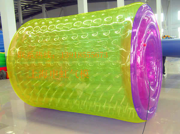 Shanghai manufacturer direct color water roller ball walking ball outdoor large inflatable water amusement park   