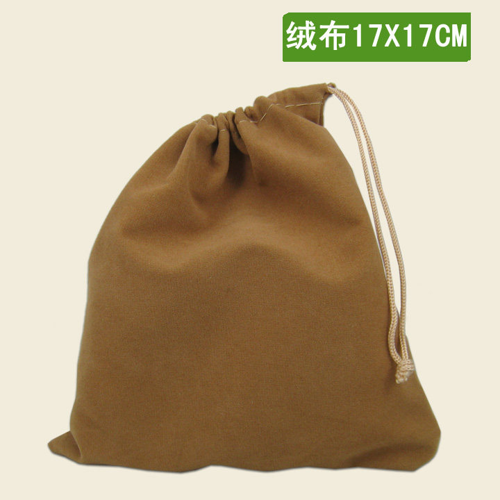 Flannel bag Drawstring bag mouth bag Dust bag Wallet bag Belt hanging packaging spot custom printing