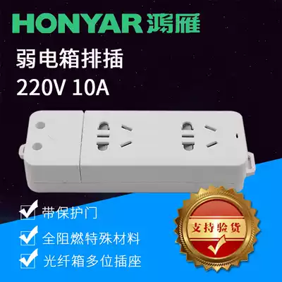 Hongyan optical fiber weak current information box special power supply plug-in converter cabinet Socket Mobile socket 220V10A