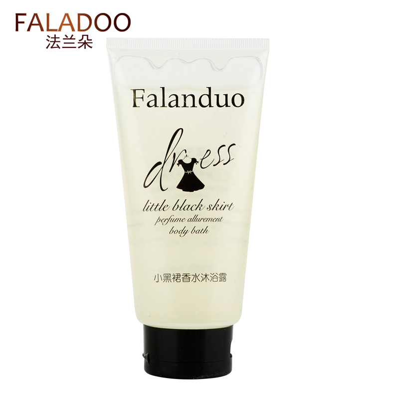 法兰朵 小黑裙香水沐浴露乳 深层清洁清爽控油持久留香护肤品女