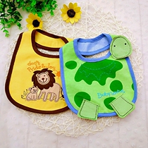 3 children bibs waterproof eating full cotton men and women baby saliva towel baby absorbent bib autumn and winter