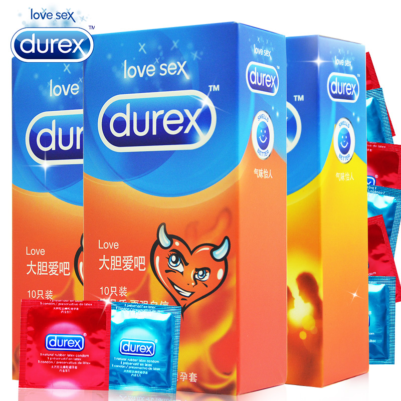 杜蕾斯避孕套 大胆爱吧love激情超薄安全套 男女成人情趣性用品ry