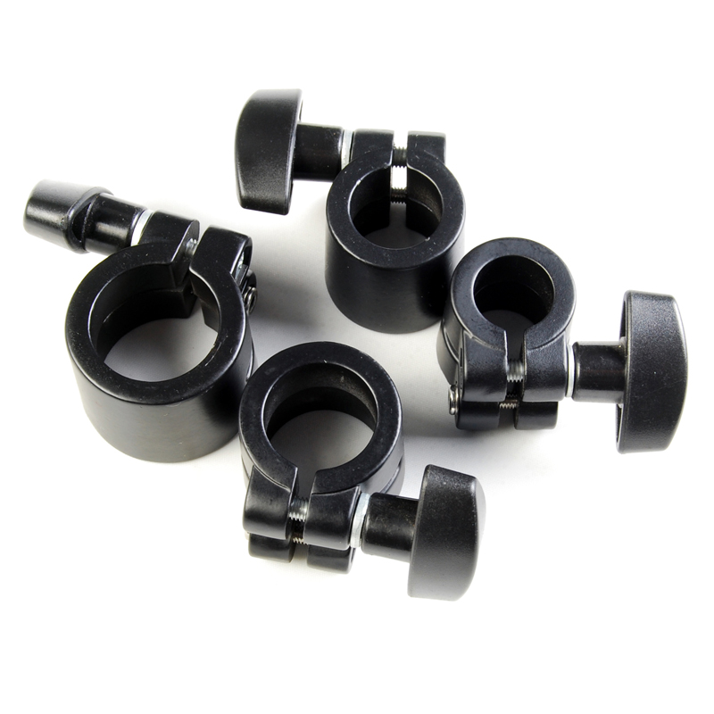 Light stand mold fittings clamp telescopic rod fixing buckle clamp fastener metal aluminum tube clamp American sleeve