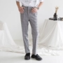 GARMENTBOY Hàn Quốc in siêu lửa kẻ sọc retro phù hợp với quần dài nam lỏng lẻo quần tây cho nam béo bụng