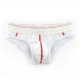 Quần đùi nam gợi cảm bikini eo thấp cotton bó sát màu rắn U lồi thanh thiếu niên hông tam giác