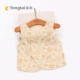 Tong Tai Chun Qiu bé vest mùa đôi vải cotton một phần vest hở vai nam và nữ vest bé vest vest bé - Áo ghi lê