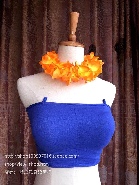 Hawaiian Hula Tahiti Hula Performance Costume Set Ladies Tube Top