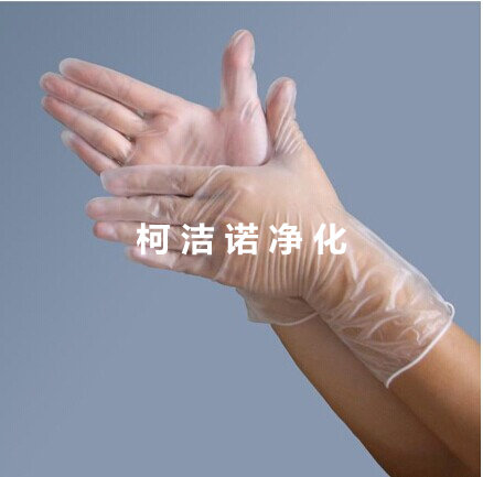 One time PVC gloves Clean room gloves transparent inspection experimental gloves 9 inch powder-free vacuum packaging