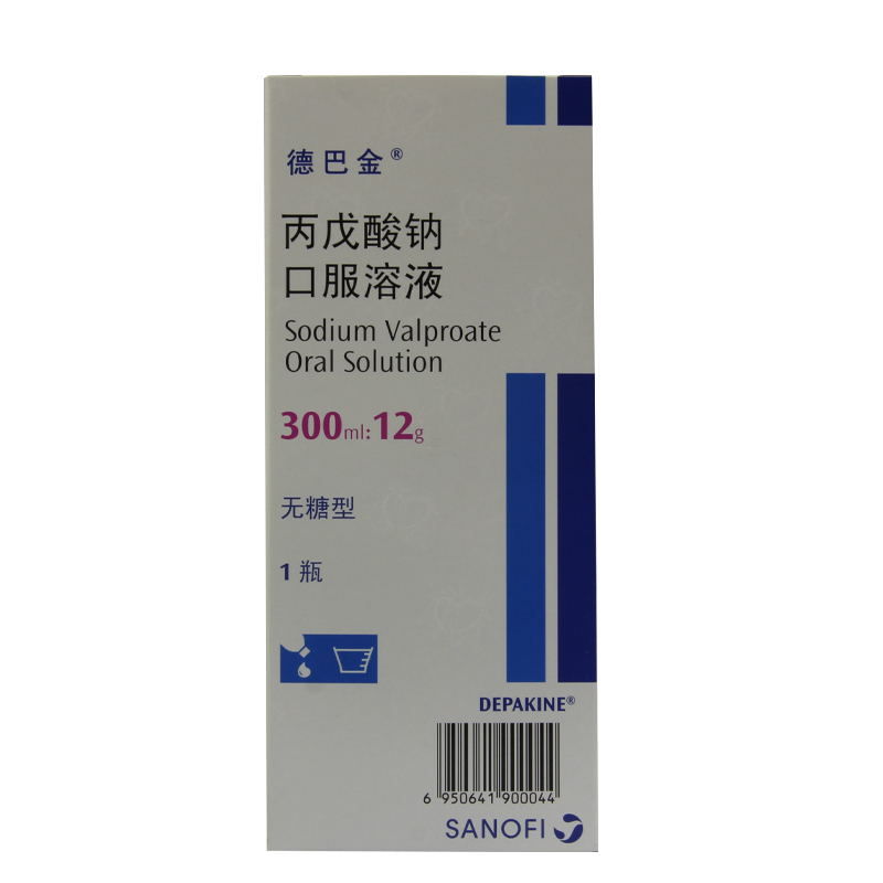 德巴金 德巴金 丙戊酸钠口服溶液 300ml:12g/盒
