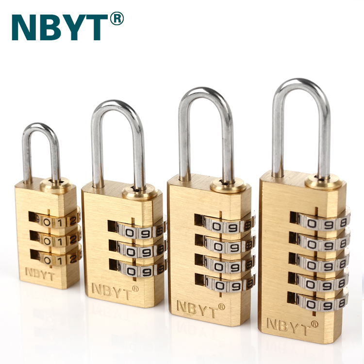 NBYT copper password padlock suitcase lock more wardrobe bag bag gym bag gym home password small lock head-Taobao