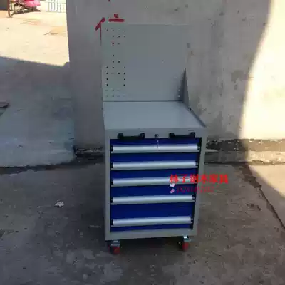 Heavy iron sheet tool cabinet Workbench hanging cabinet two three four drawer type cabinet workshop storage tool box cart
