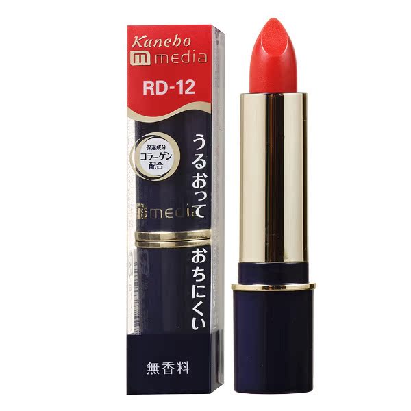 台湾屈臣氏媚点 滋润持久型唇膏 RD-12