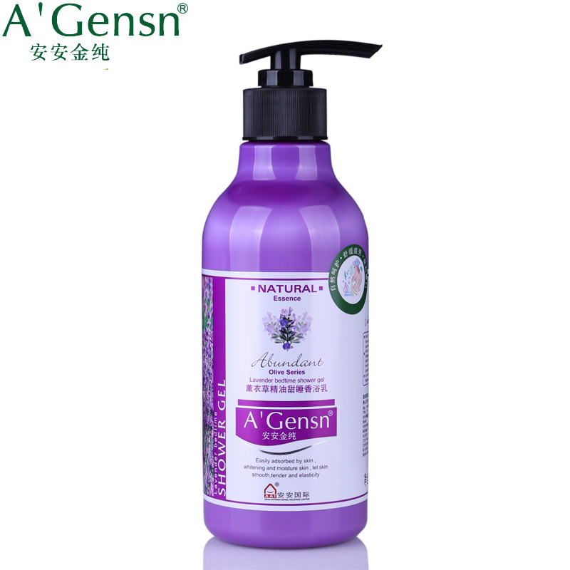 包邮正品安安金纯薰衣草精油甜睡香浴乳350g 保湿护肤沐浴露男女