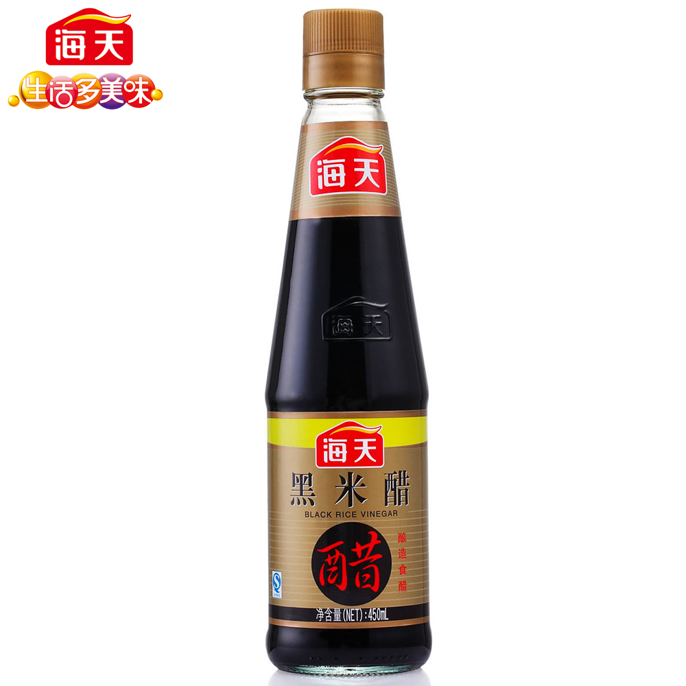 【天猫超市】海天黑米醋450ml  黑糯米酿造   保健 凉拌 酱油