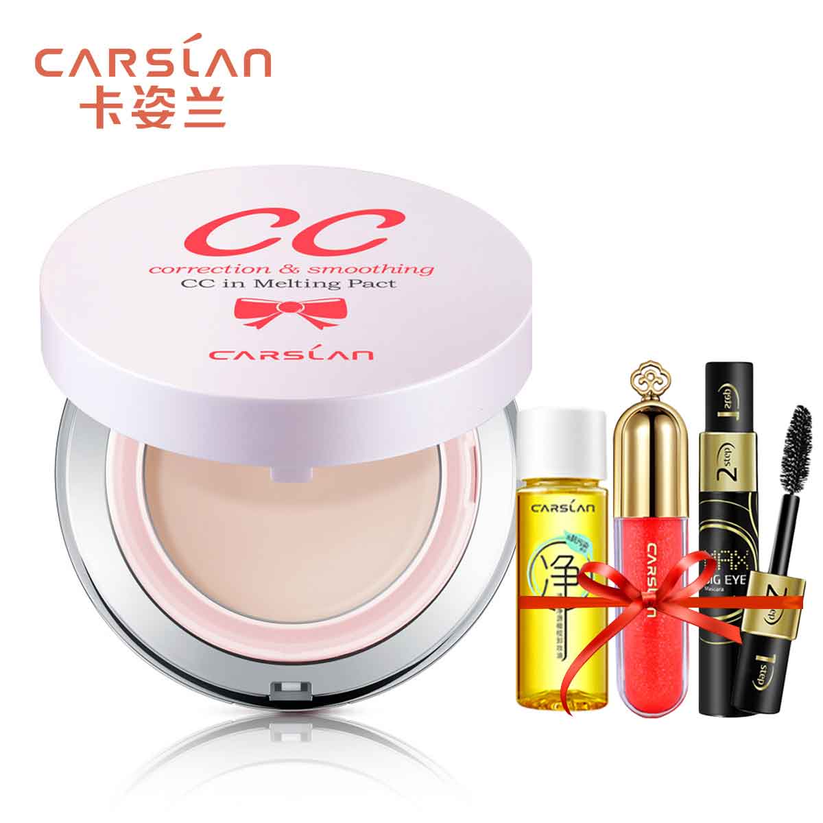 卡姿兰CC粉膏蜗牛奢华调控粉膏妆前修复隔离霜美白保湿遮瑕底妆女