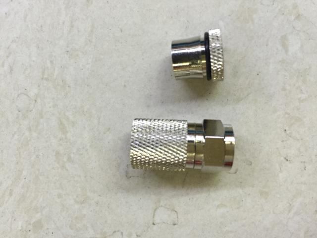 Full copper extrusion F head Standard 75-5 wire RG6 wire connector TV extrusion head machine box connector Imperial